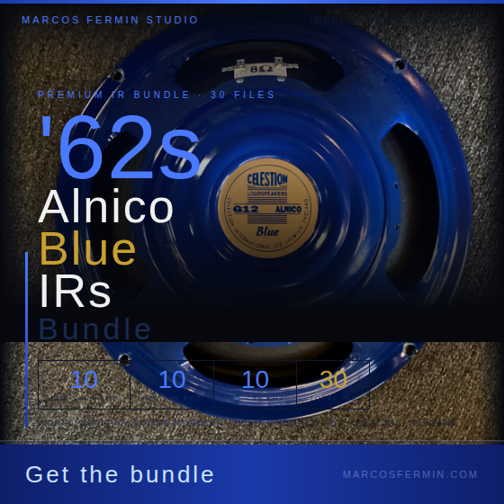 62s Alnico Blue IRs Bundle